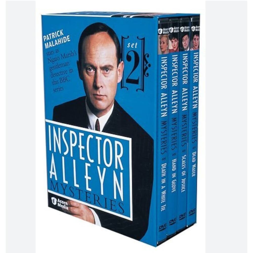 The Inspector Alleyn Mysteries Set 2 (DVD 2006 4-Disc Set) New Patrick Malahide